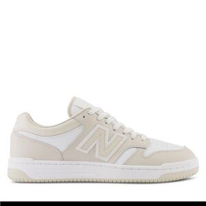 NEW BALANCE 480 SNEAKERS in beige/white